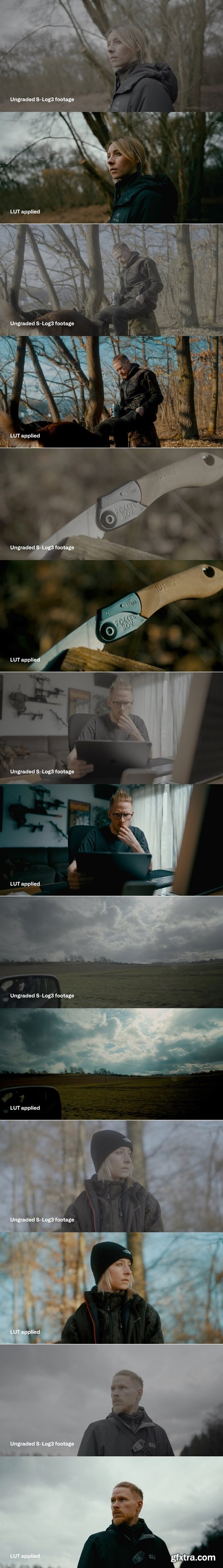 Cinem8 - Sony S-Log3 Cinematic LUTs