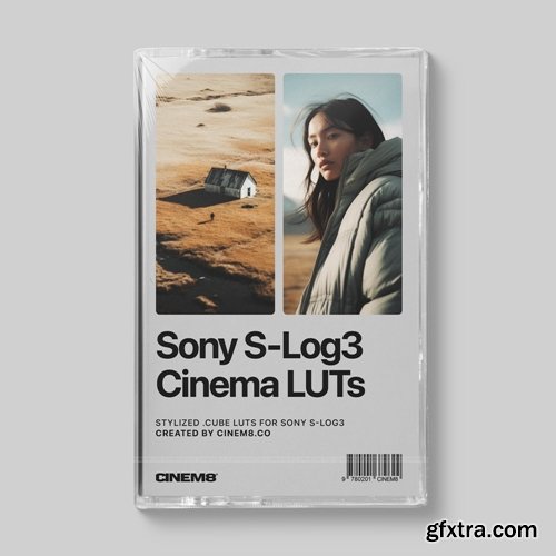 Cinem8 - Sony S-Log3 Cinematic LUTs