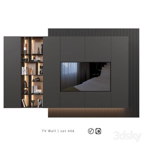 '3dsky Pro - TV Wall | set 446'