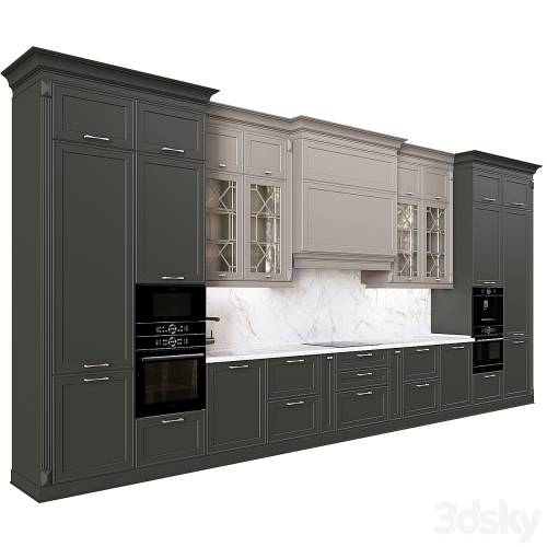 '3dsky Pro - Neoclassical kitchen 11'