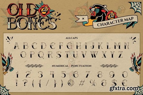 CreativeMarket - Oldbones Font