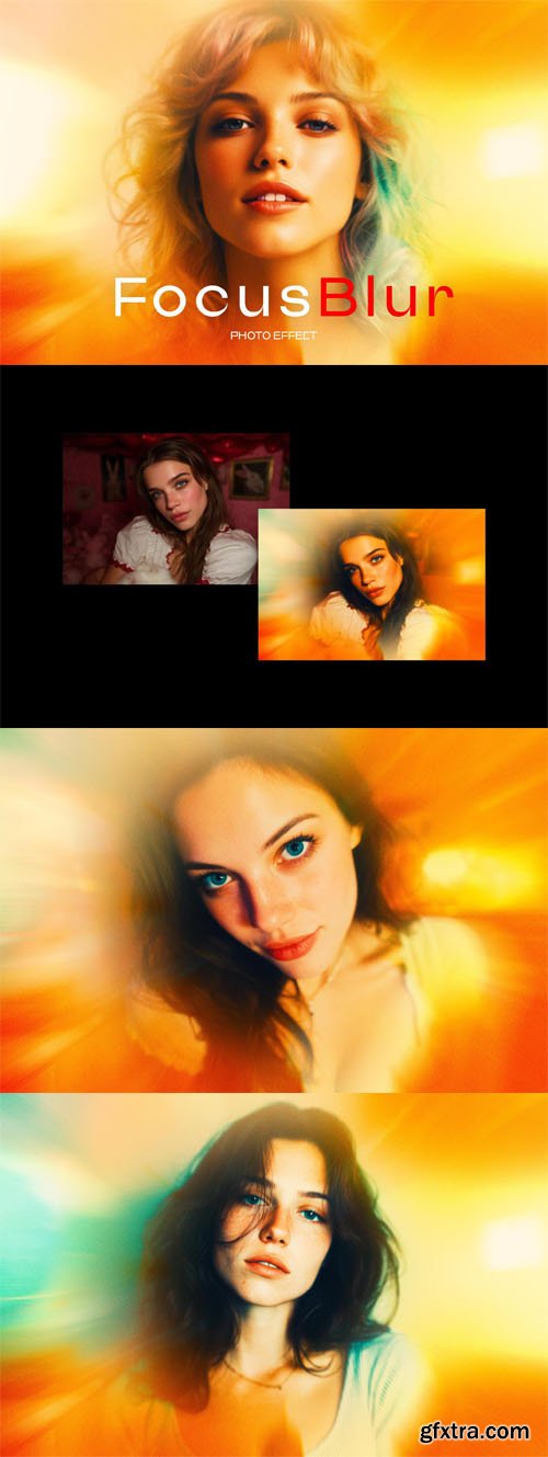 Focus Blur Photo Effect for Photoshop