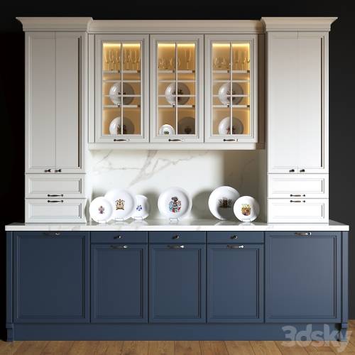 '3dsky Pro - Decorated sideboard'