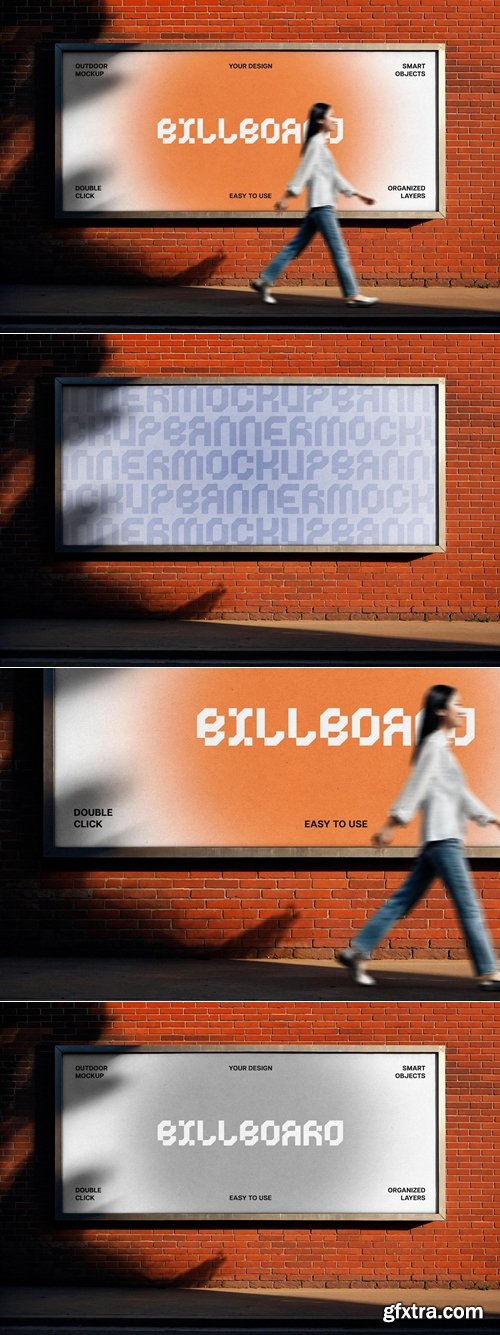 Pixelbuddha - Brick Wall Billboard Mockup 4396