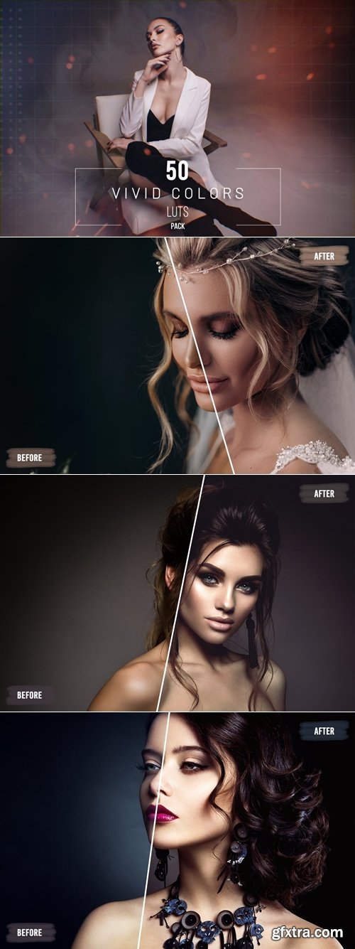 Eldamar Studio - 50 Vivid Colors LUT Collection