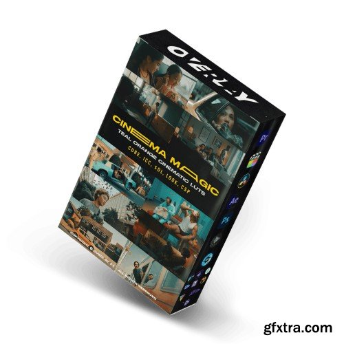 Overlayfx - Cinema Magic - Teal Orange Cinematic LUTs