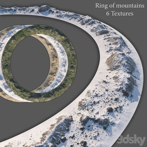 '3dsky Pro - Ring of mountains + 6 Textures' '3dsky Pro - Ring of mountains + 6 Textures'