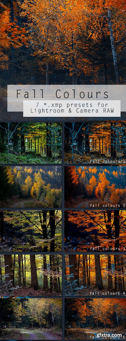 Fall Colours Presets for Lightroom & Camera RAW