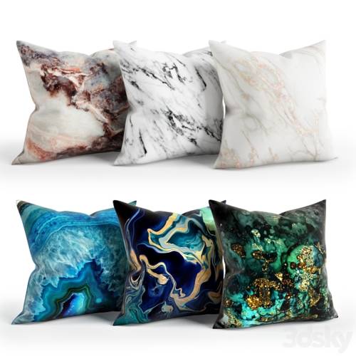 '3dsky Pro - Stone_Pillow_Set_001' '3dsky Pro - Stone_Pillow_Set_001'