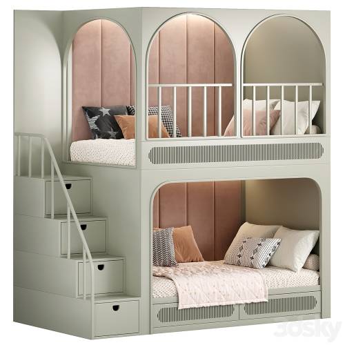 '3dsky Pro - Designer two-level bed Kids room 19' '3dsky Pro - Designer two-level bed Kids room 19'