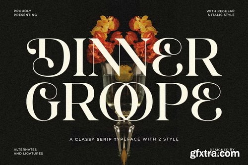 CreativeMarket - Dinner Grope Classy Display Serif