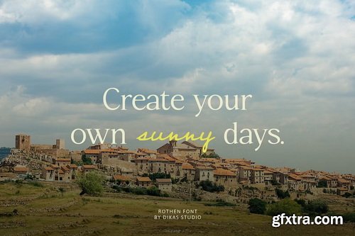 CreativeMarket - Rothen Aesthetic Serif Font