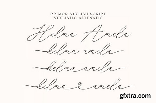 Primor Stylish Luxury Serif & Script Font