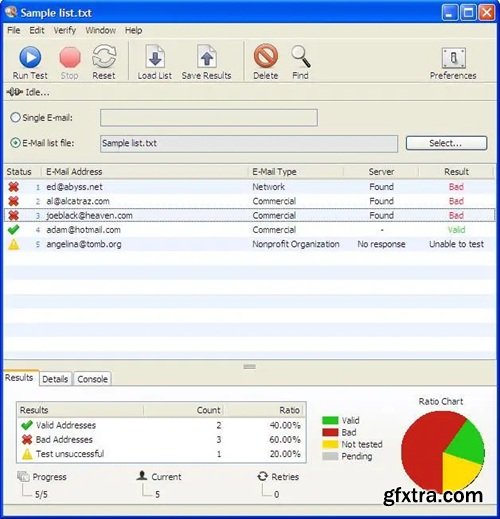 Maxprog eMail Verifier 3.8.7