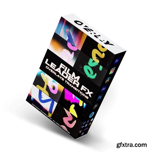 OverlayFX - Film Leader FX – Vintage Reel Labels & Cinematic Burn Effects - Transitions & Overlays