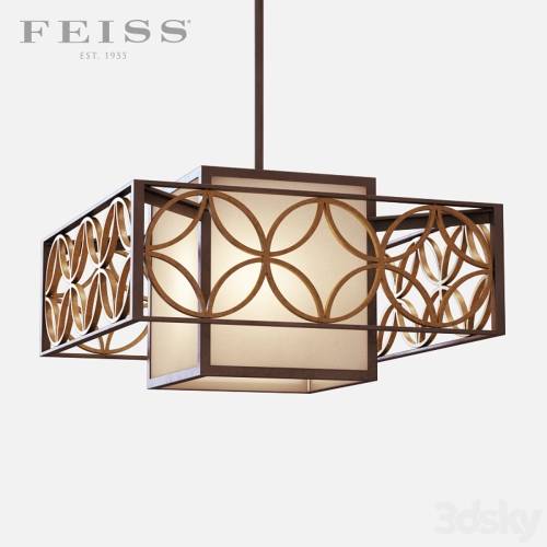 '3dsky Pro - Feiss - Remy 2 Light Shade Pendant' '3dsky Pro - Feiss - Remy 2 Light Shade Pendant'