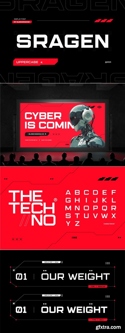 Sragen - Solid Display Font