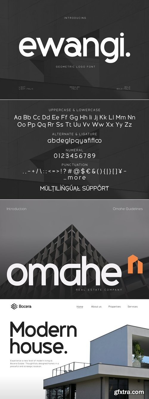CreativeMarket - Ewangi - Corporate Font 291603478