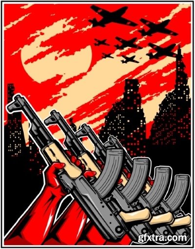 Powerful T-Shirt Designs 38xEPS