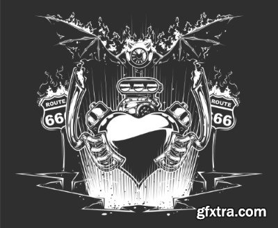 Powerful T-Shirt Designs 38xEPS