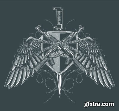 Powerful T-Shirt Designs 38xEPS