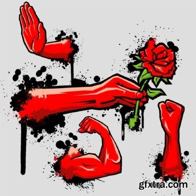 Powerful T-Shirt Designs 38xEPS