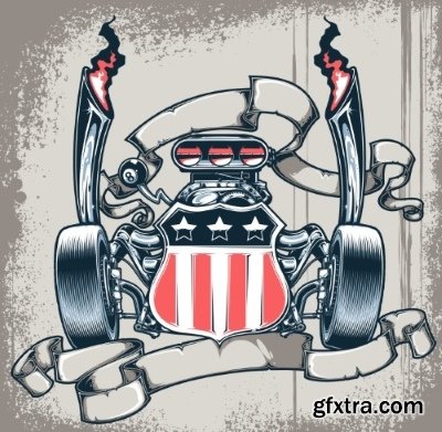 Powerful T-Shirt Designs 38xEPS