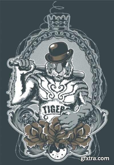 Powerful T-Shirt Designs 38xEPS