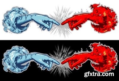 Powerful T-Shirt Designs 38xEPS