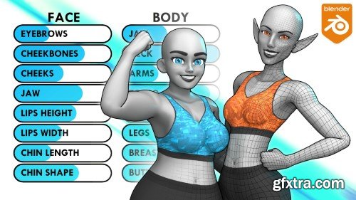 Gumroad - Customisable Female Basemesh v1.0