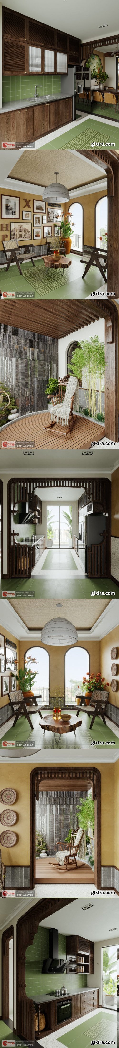 3D Interior Scene 03