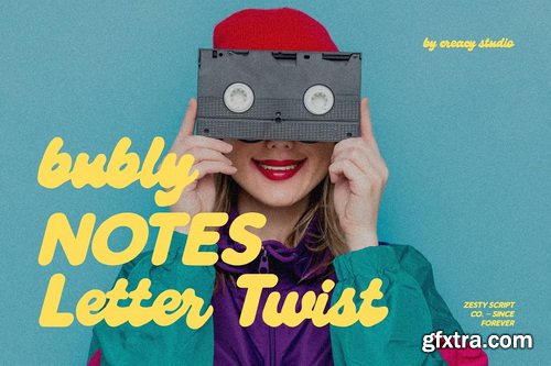 CreativeMarket - Zesty Scribs A Playful Script Font