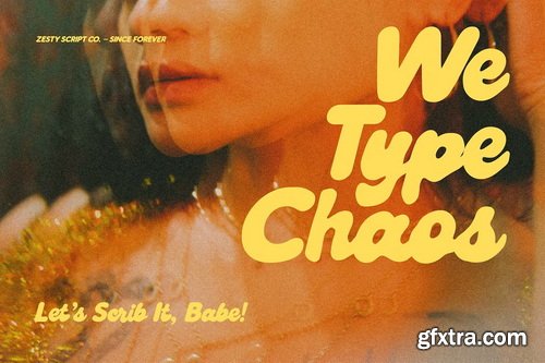 CreativeMarket - Zesty Scribs A Playful Script Font