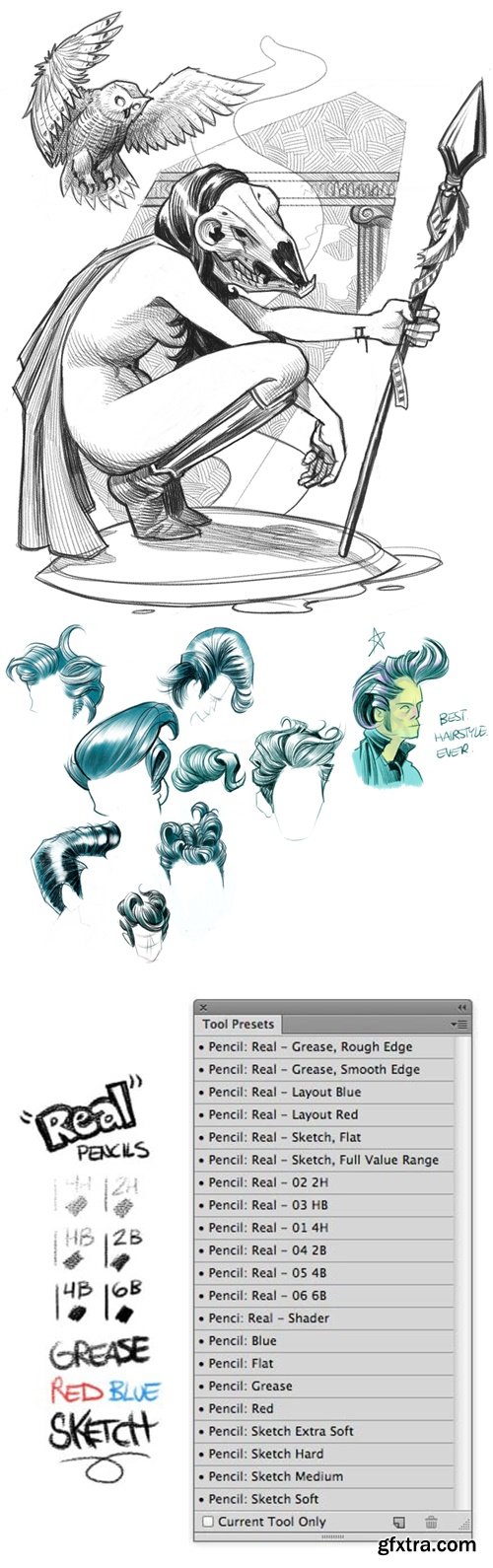Frenden - Real Photoshop Pencil Brush Tool Presets