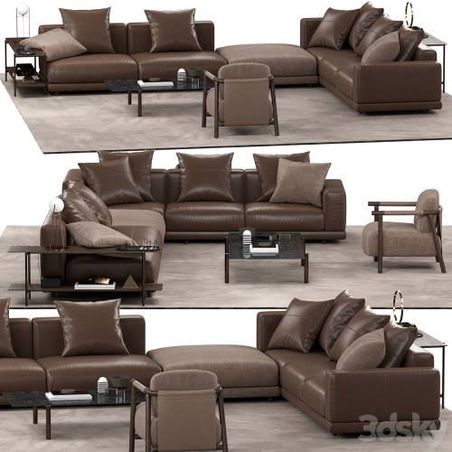 '3dsky Pro - Ditre Italia NEVYLL sofa NATHY armchair'