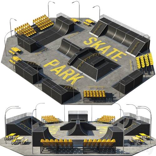 '3dsky Pro - Skate park' '3dsky Pro - Skate park'