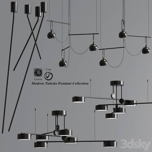 '3dsky Pro - Modern Tubetto Pendant Collection' '3dsky Pro - Modern Tubetto Pendant Collection'
