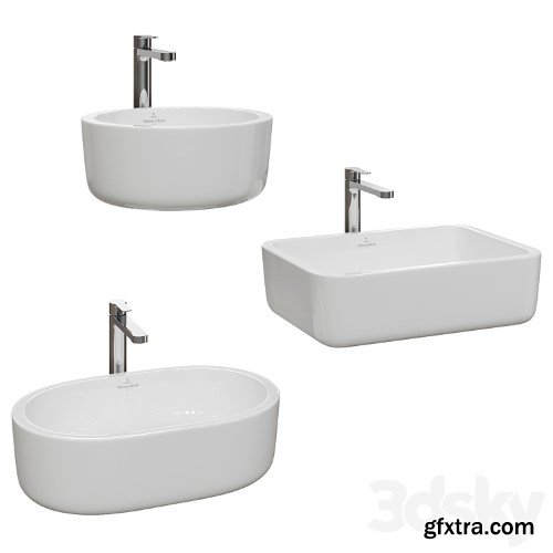 3dsky Pro - Overhead sinks villeroy boch Architectura
