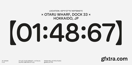 At Umami Font Family 18xOTF