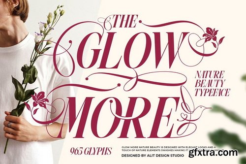 CreativeMarket - Glow More Typeface