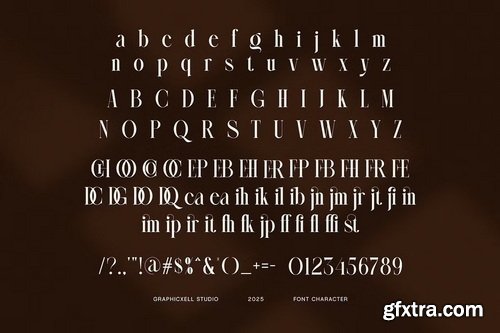 CreativeMarket - Sencha Elegant Serif Font
