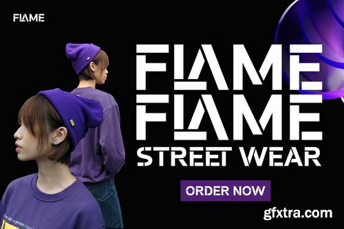 CreativeMarket - Potel Stencil Font