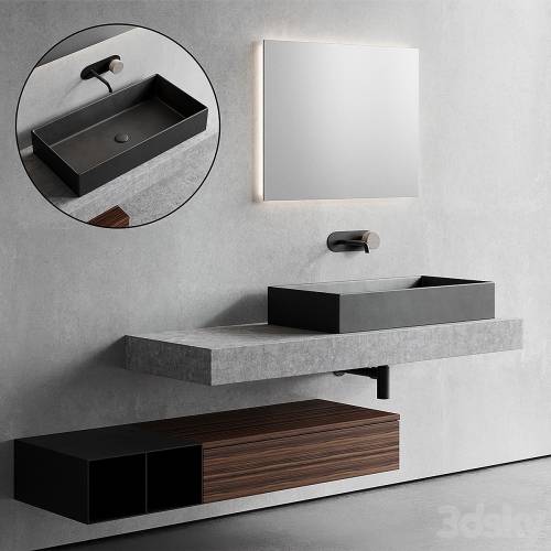 '3dsky Pro - Scarabeo Ceramiche Topline Vanity Unit Set 1' '3dsky Pro - Scarabeo Ceramiche Topline Vanity Unit Set 1'