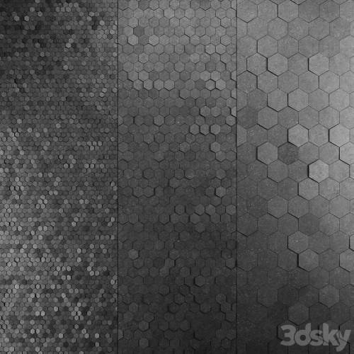 '3dsky Pro - Stone hexagon tiles' '3dsky Pro - Stone hexagon tiles'