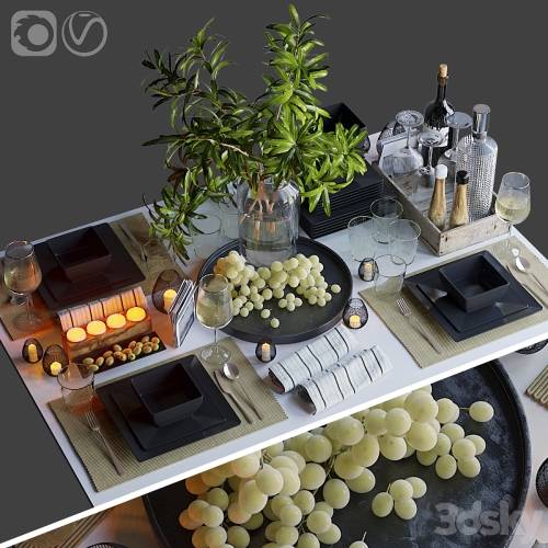 '3dsky Pro - Table setting 34' '3dsky Pro - Table setting 34'