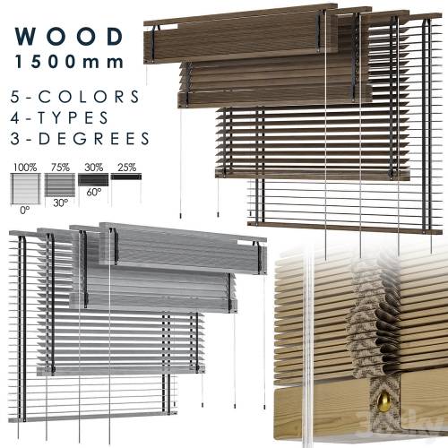 '3dsky Pro - Wood Blind 1500mm' '3dsky Pro - Wood Blind 1500mm'