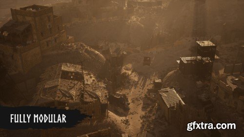 Modular Battlefield / Warzone Kit (Battlefield, Warzone, Desert, Desert Town) (5.4+)