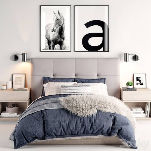 '3dsky Pro - RH Logan platform bed'