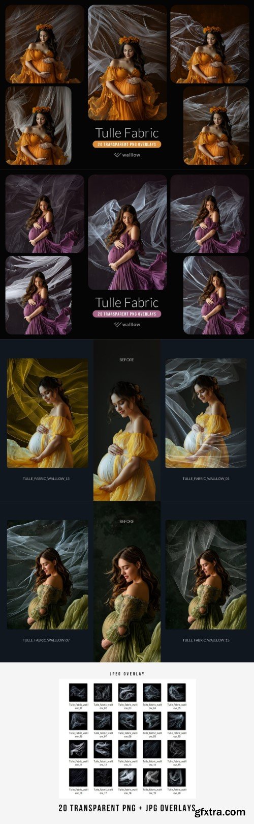 flying tulle veil fabric transparent PNG overlays