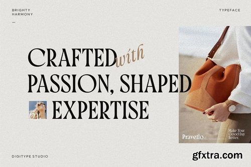 CreativeMarket - Brighty Harmony Serif font family